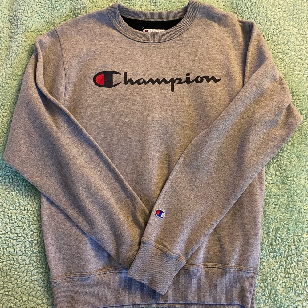 Champion Heather Gray Crewneck Sweatshirt